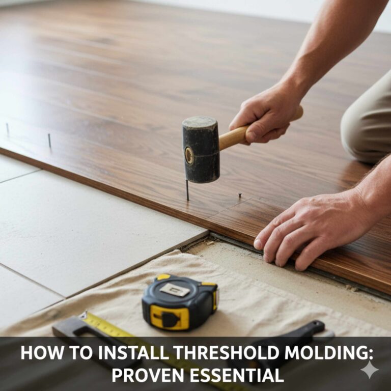 How To Install Threshold Molding