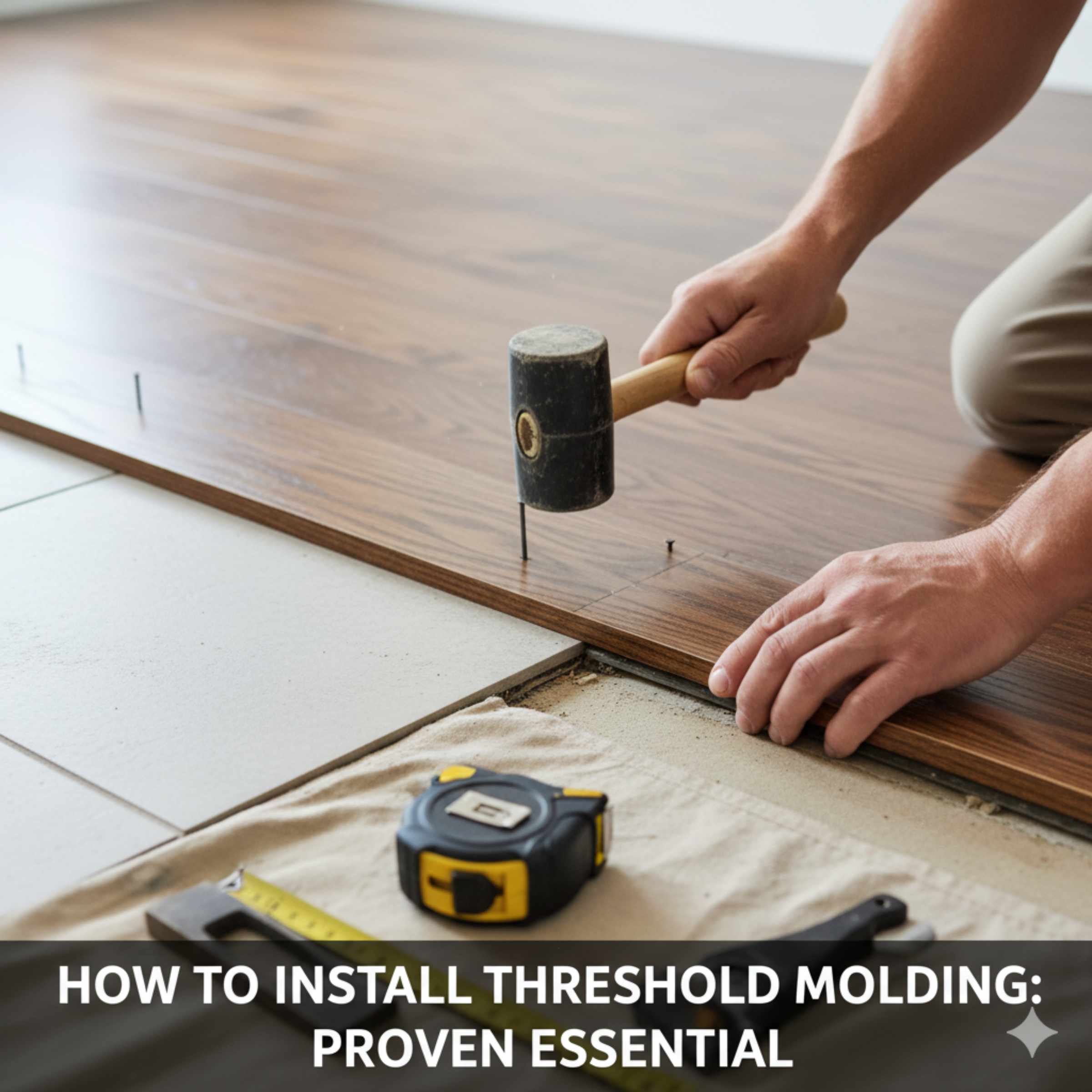 How To Install Threshold Molding