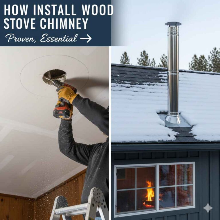 How To Install Wood Stove Chimney