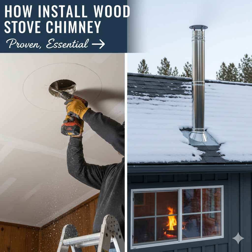 How To Install Wood Stove Chimney