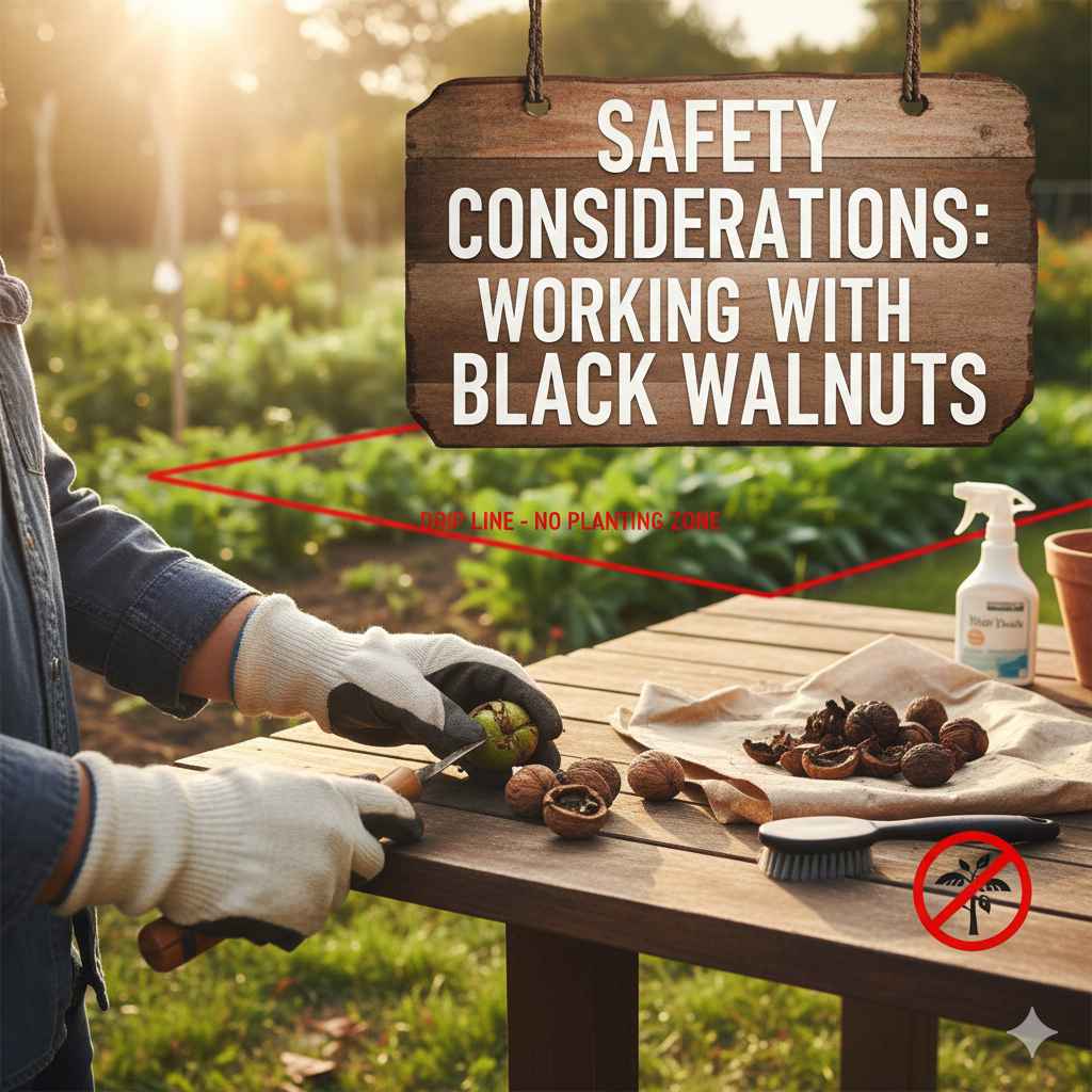 Working with Black Walnuts