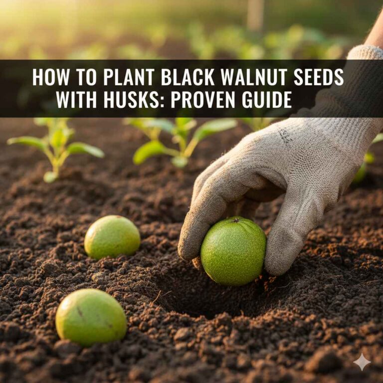 How To Plant Black Walnut Seeds With Husks