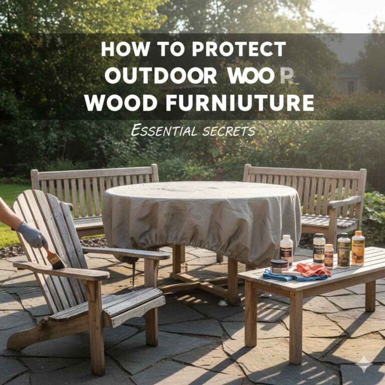 How To Protect Outdoor Wood Furniture