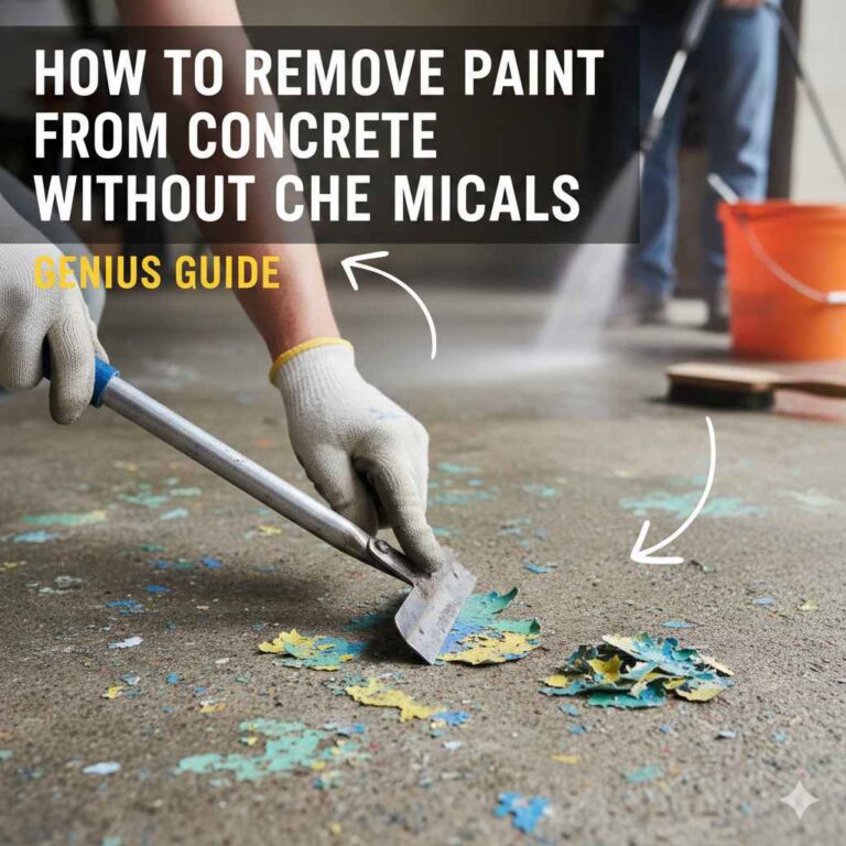 How To Remove Paint From Concrete Without Chemicals
