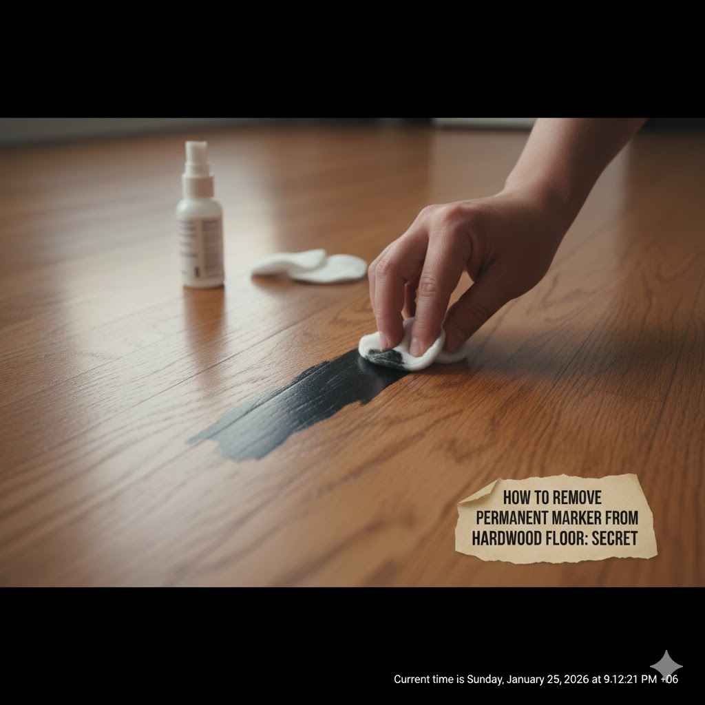 How To Remove Permanent Marker From Hardwood Floor