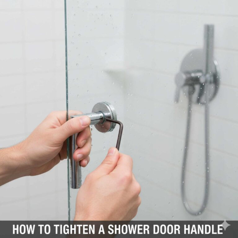 How To Tighten A Shower Door Handle