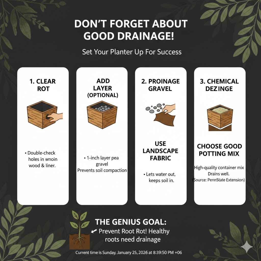 Don't Forget About Good Drainage!