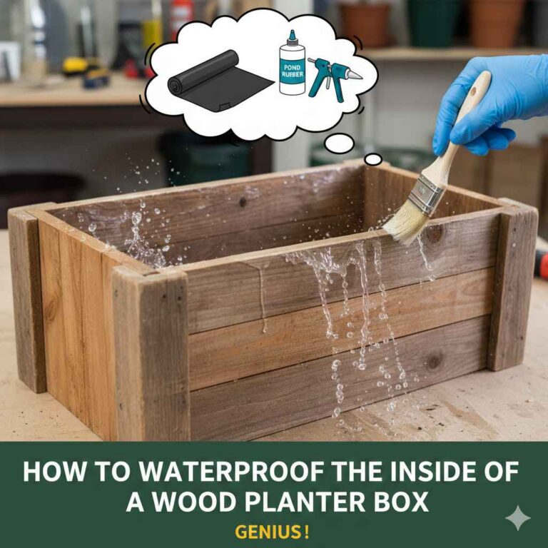How To Waterproof The Inside Of A Wood Planter Box