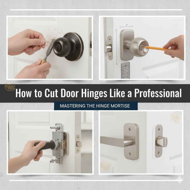 How to Cut Door Hinges Like a Professional