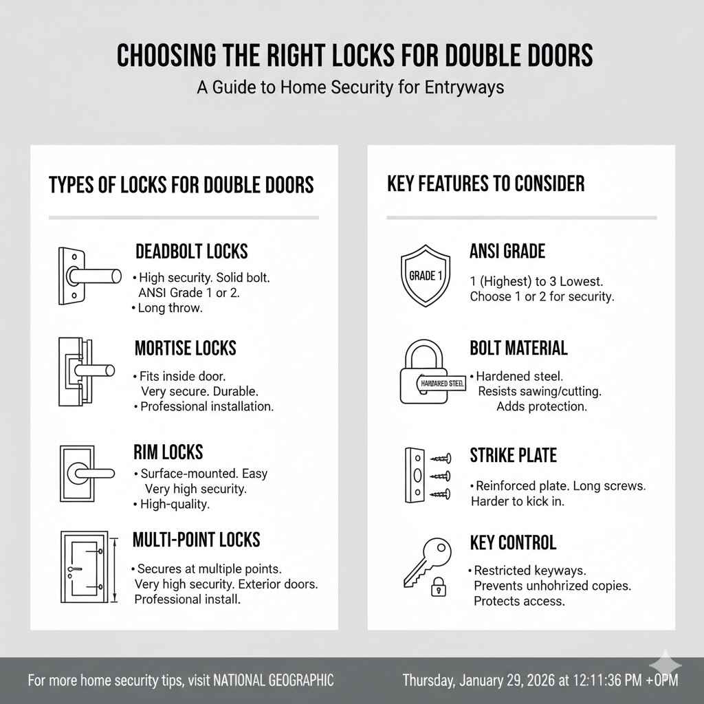 Choosing the Right Locks for Double Doors