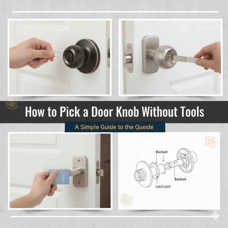 How to Pick a Door Knob Without Tools A Practical Guide