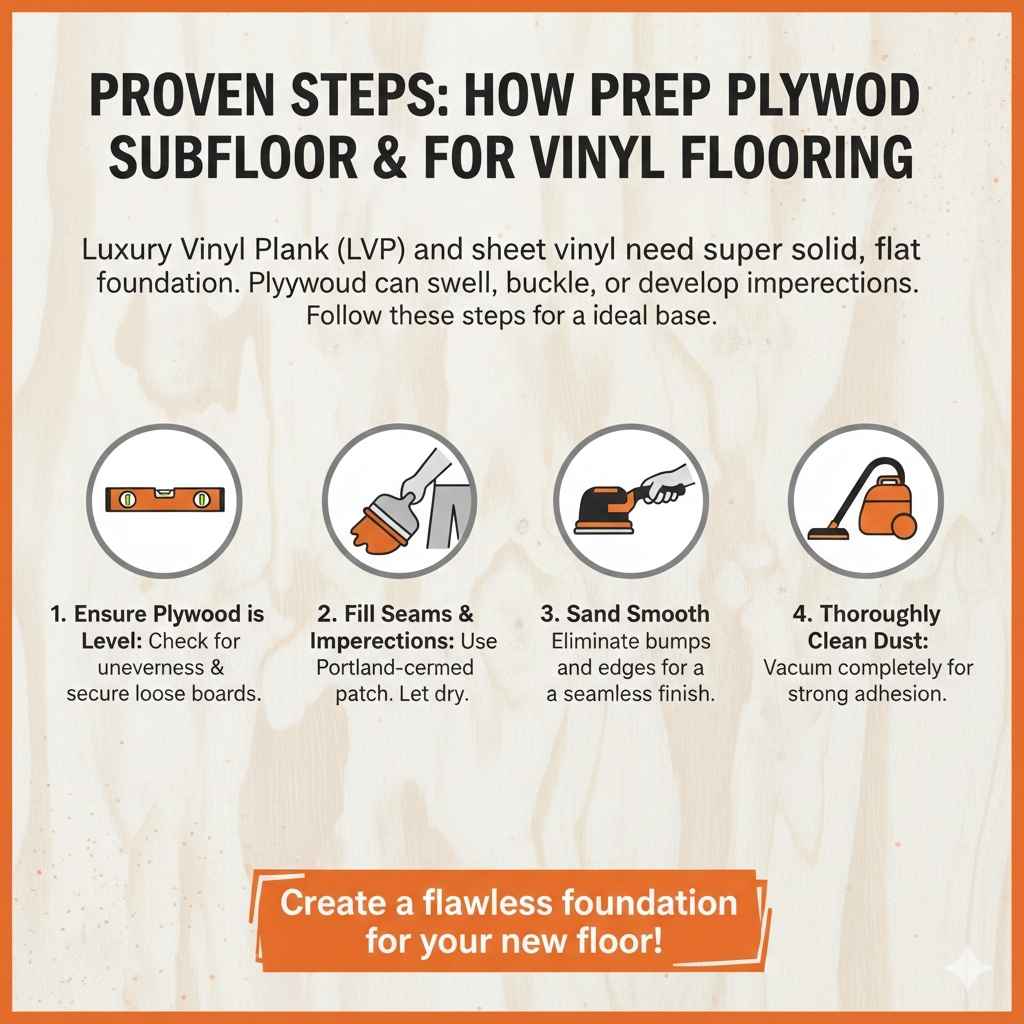 How to Prep Plywood Subfloor for Vinyl Flooring