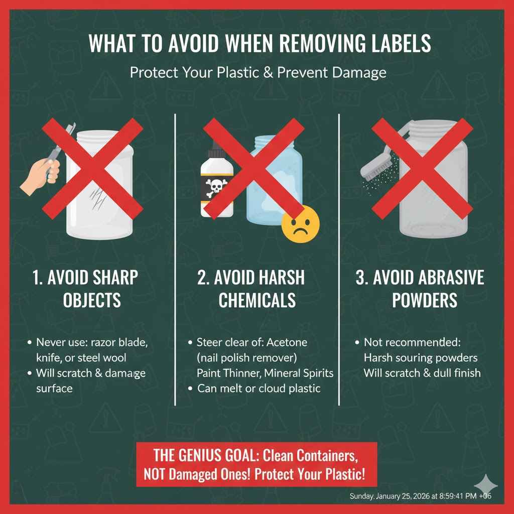 What to Avoid When Removing Labels