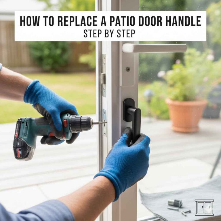 How to Replace a Patio Door Handle Step by Step