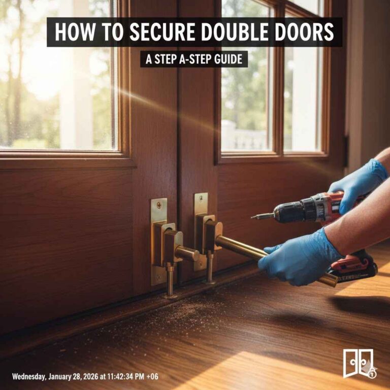 How to Secure Double Doors
