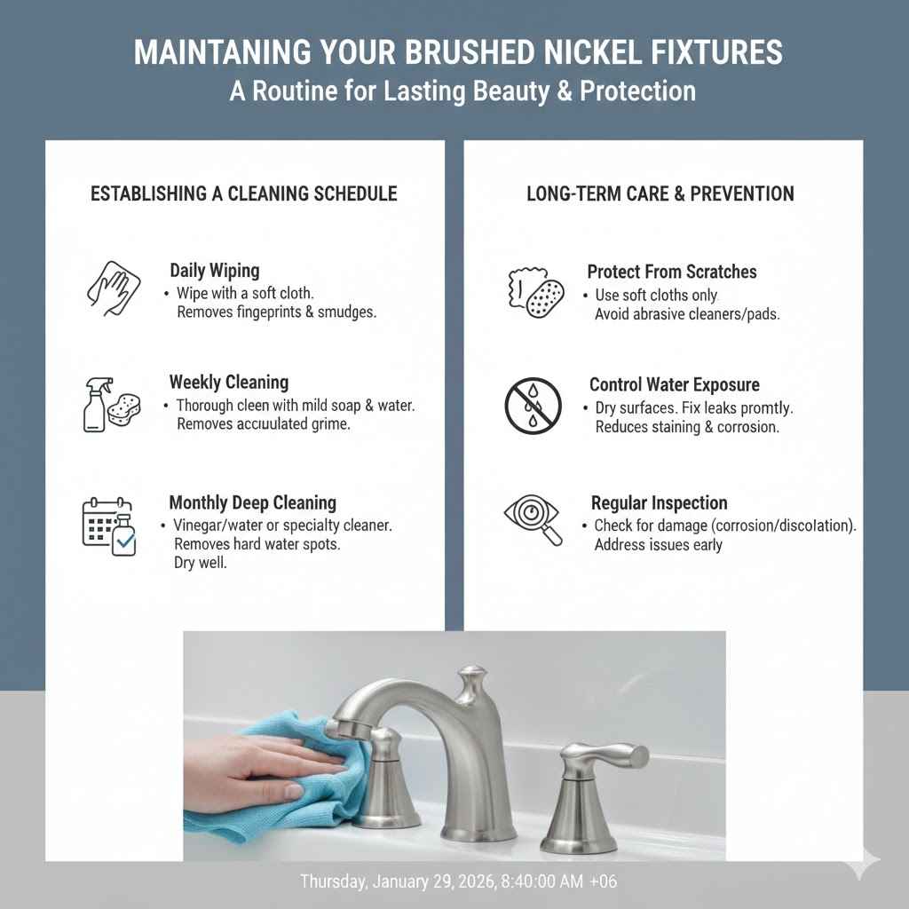 Maintaining Your Brushed Nickel Fixtures