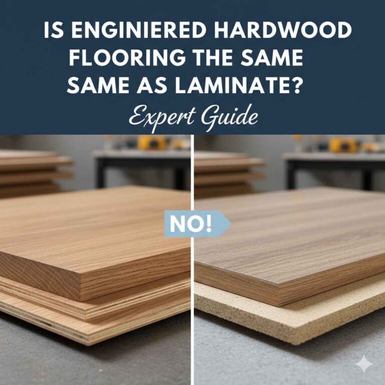 Is Engineered Hardwood Flooring The Same As Laminate