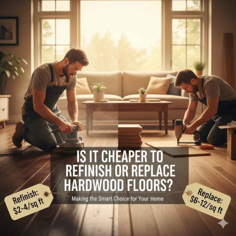 Is It Cheaper to Refinish or Replace Hardwood Floors