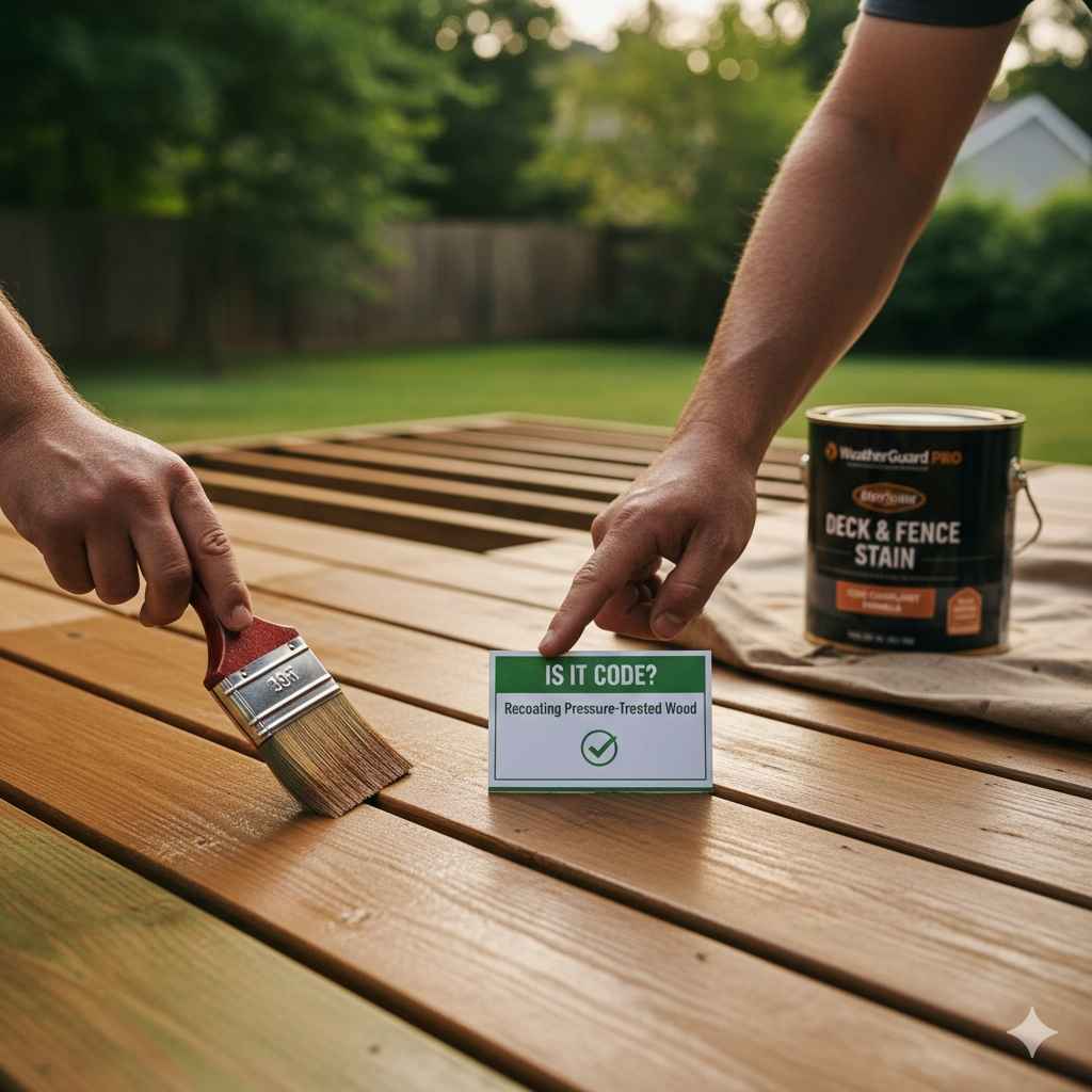 Is It Code to Recoat Pressure-Treated Wood