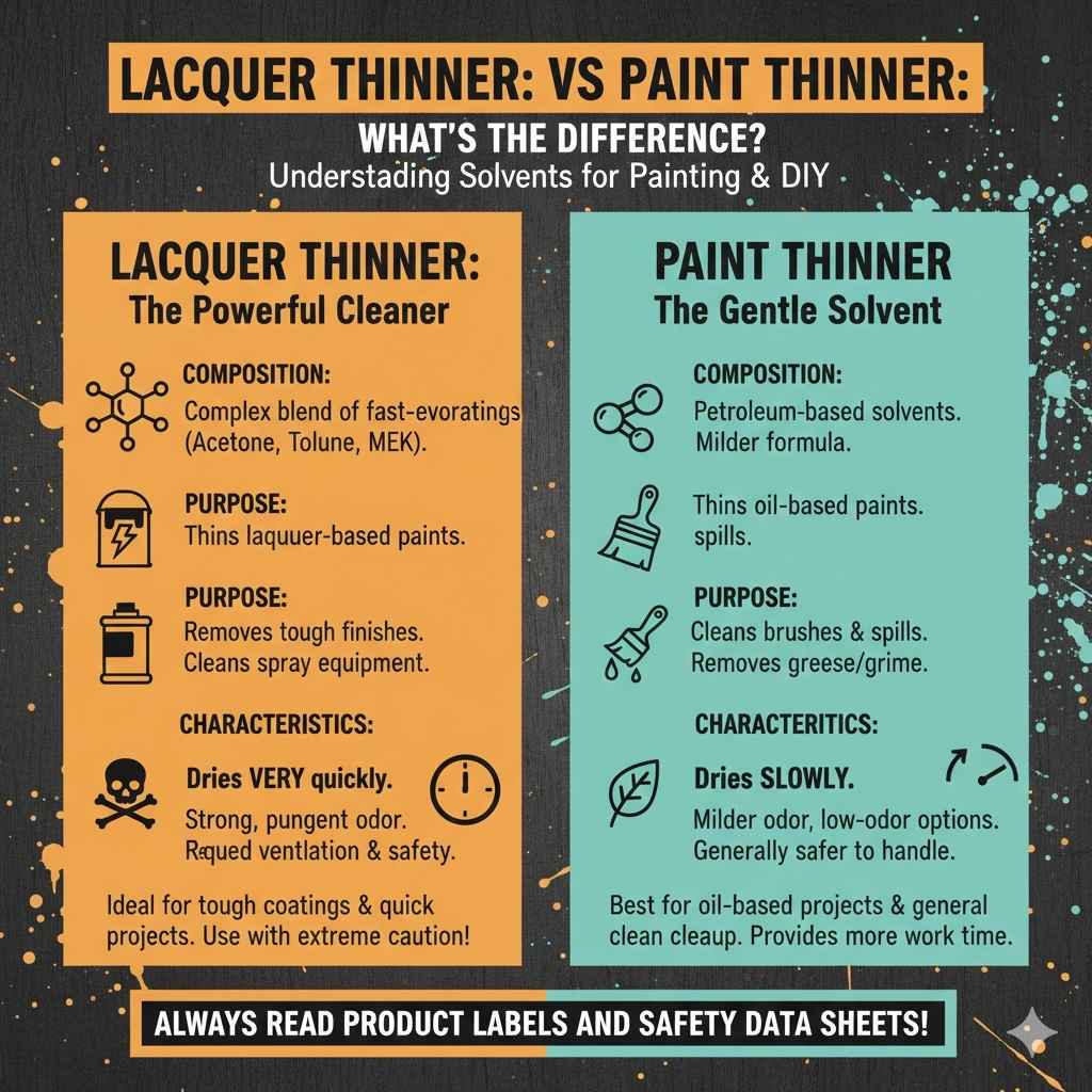What Exactly Is Lacquer Thinner and Paint Thinner
