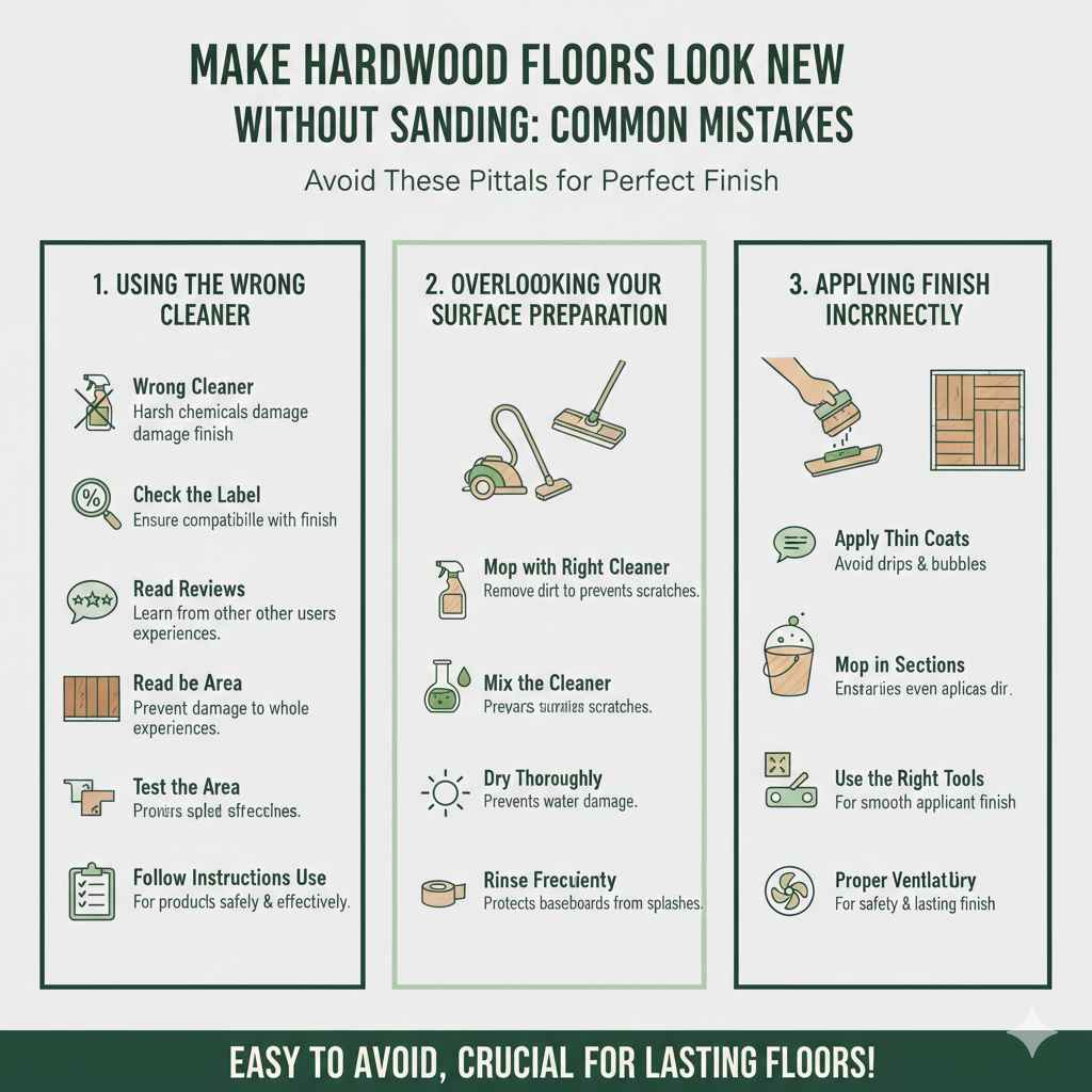 Make Hardwood Floors Look New Without Sanding