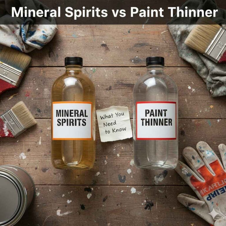 Mineral Spirits vs Paint Thinner
