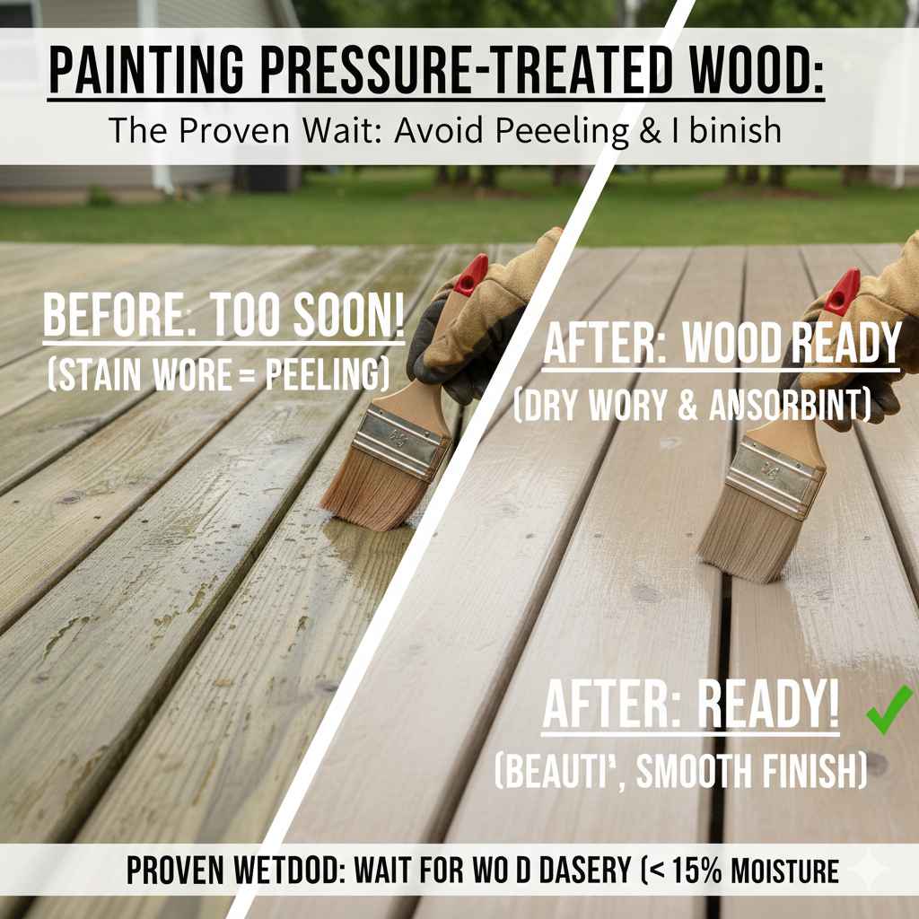 Paint Pressure Treated Wood