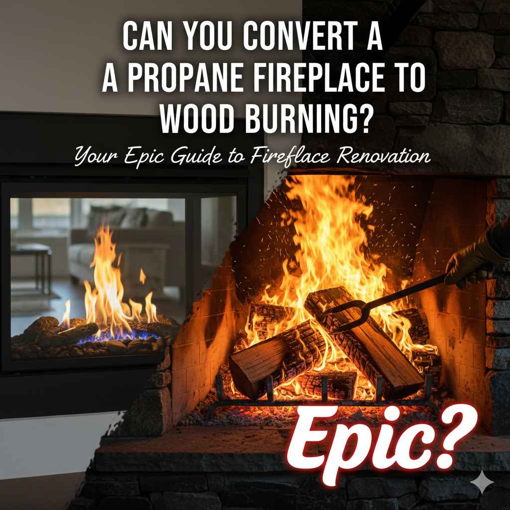 Can You Convert a Propane Fireplace to Wood Burning