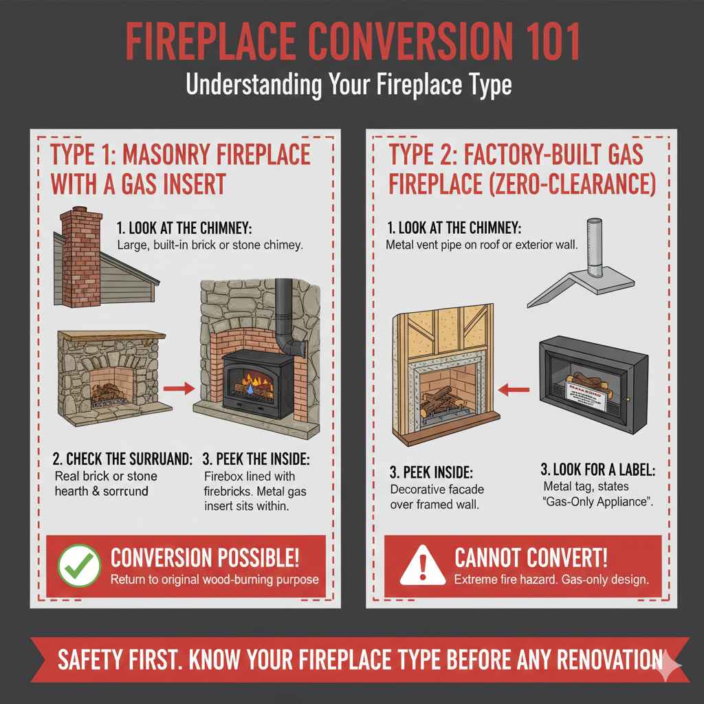 First Things First: Understanding Your Fireplace Type