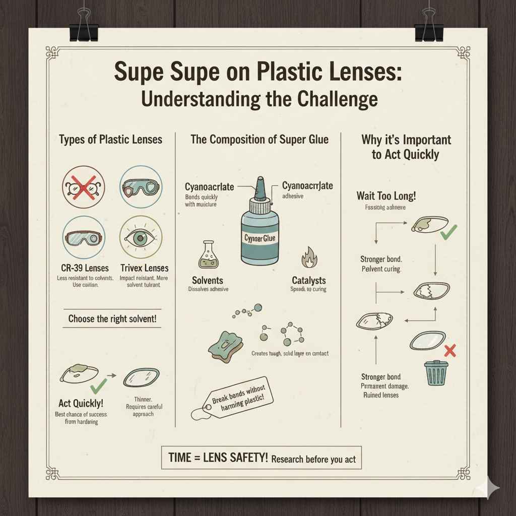 Plastic Lenses and Super Glue