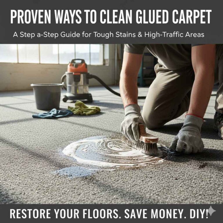 Proven Ways To Clean Glued Carpet
