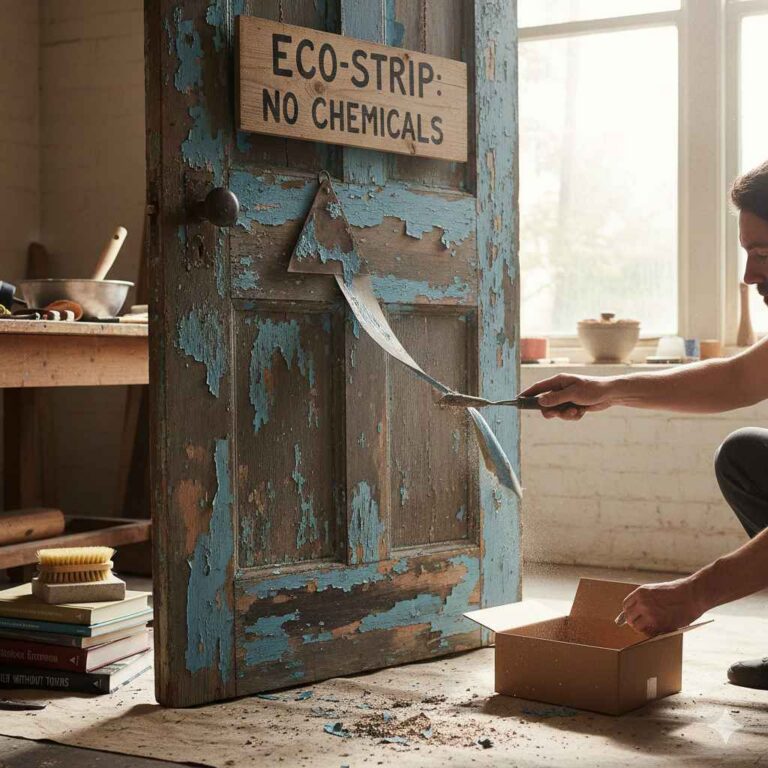 Remove Paint From a Wood Door Without Chemicals