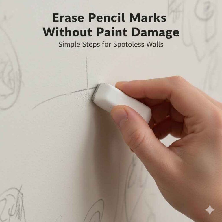 Remove Pencil Marks From Walls Without Paint Damage