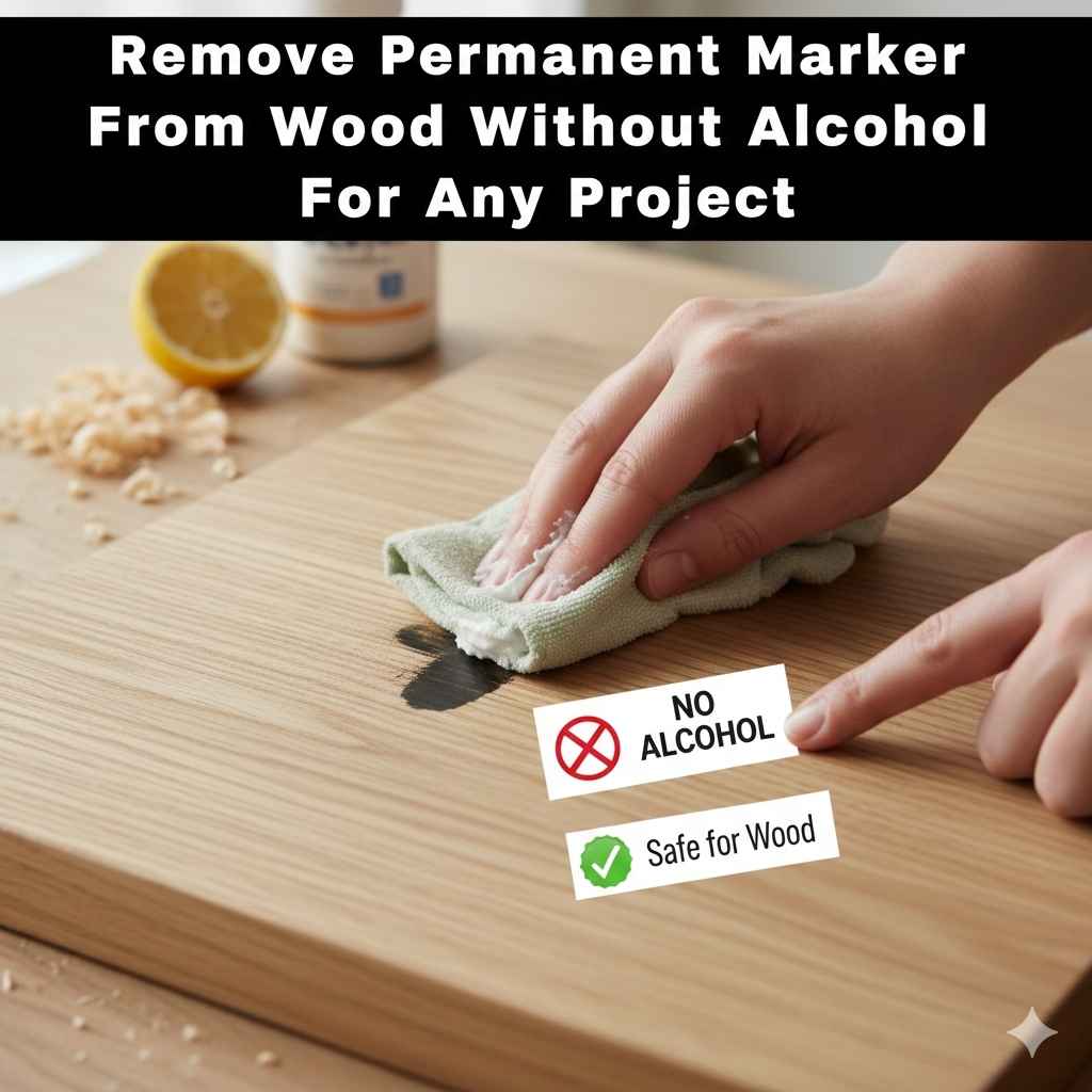 Remove Permanent Marker From Wood Without Alcohol for Any Project