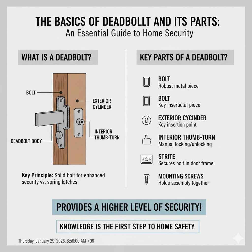 The Basics of a Deadbolt and Its Parts