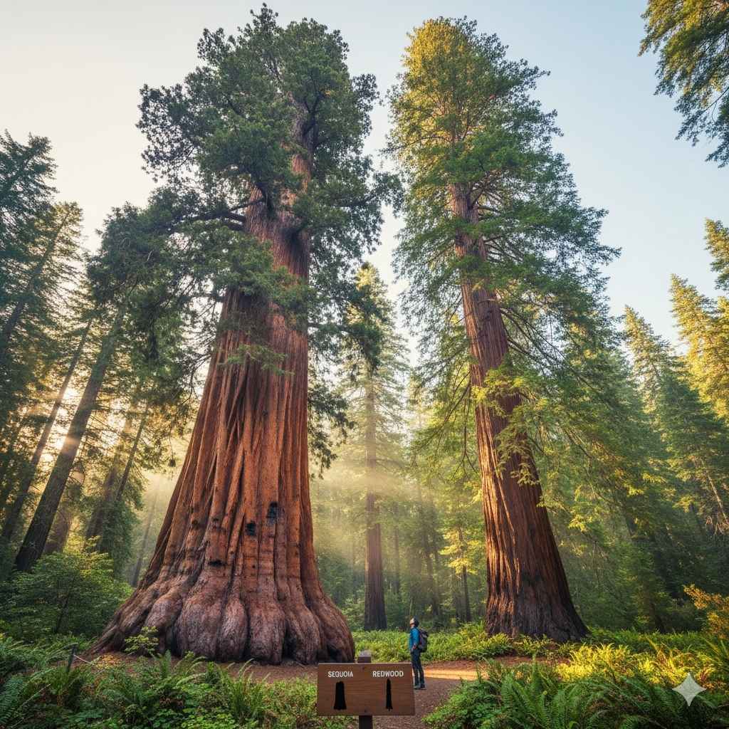 Sequoias vs Redwoods
