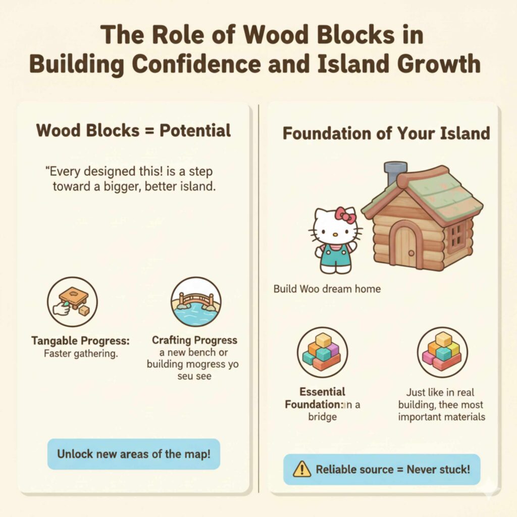 The Role of Wood Blocks in Building Confidence and Island Growth