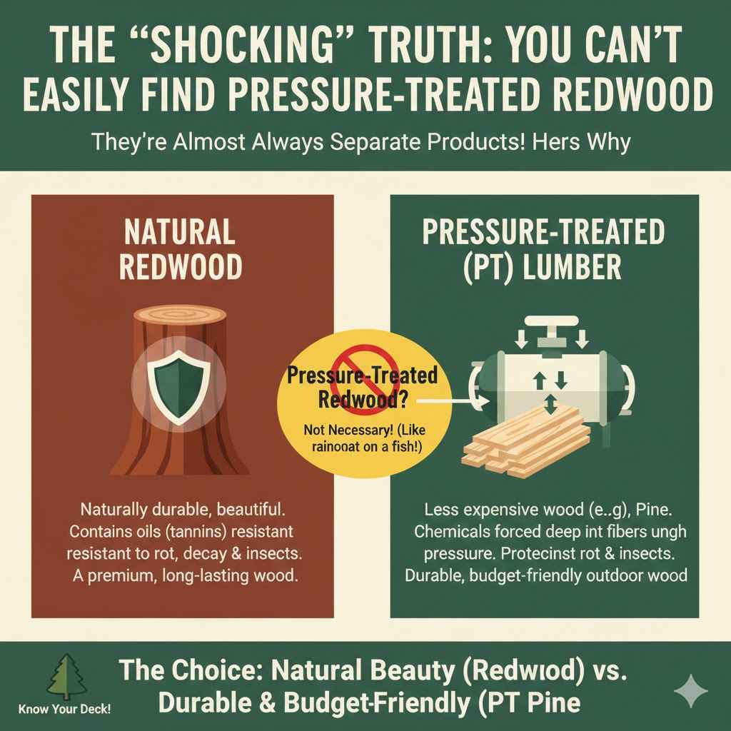 The “Shocking” Truth Why You Can't Easily Find Pressure-Treated Redwood