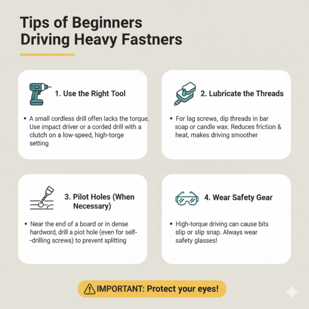 Tips for Beginners Driving Heavy Fasteners