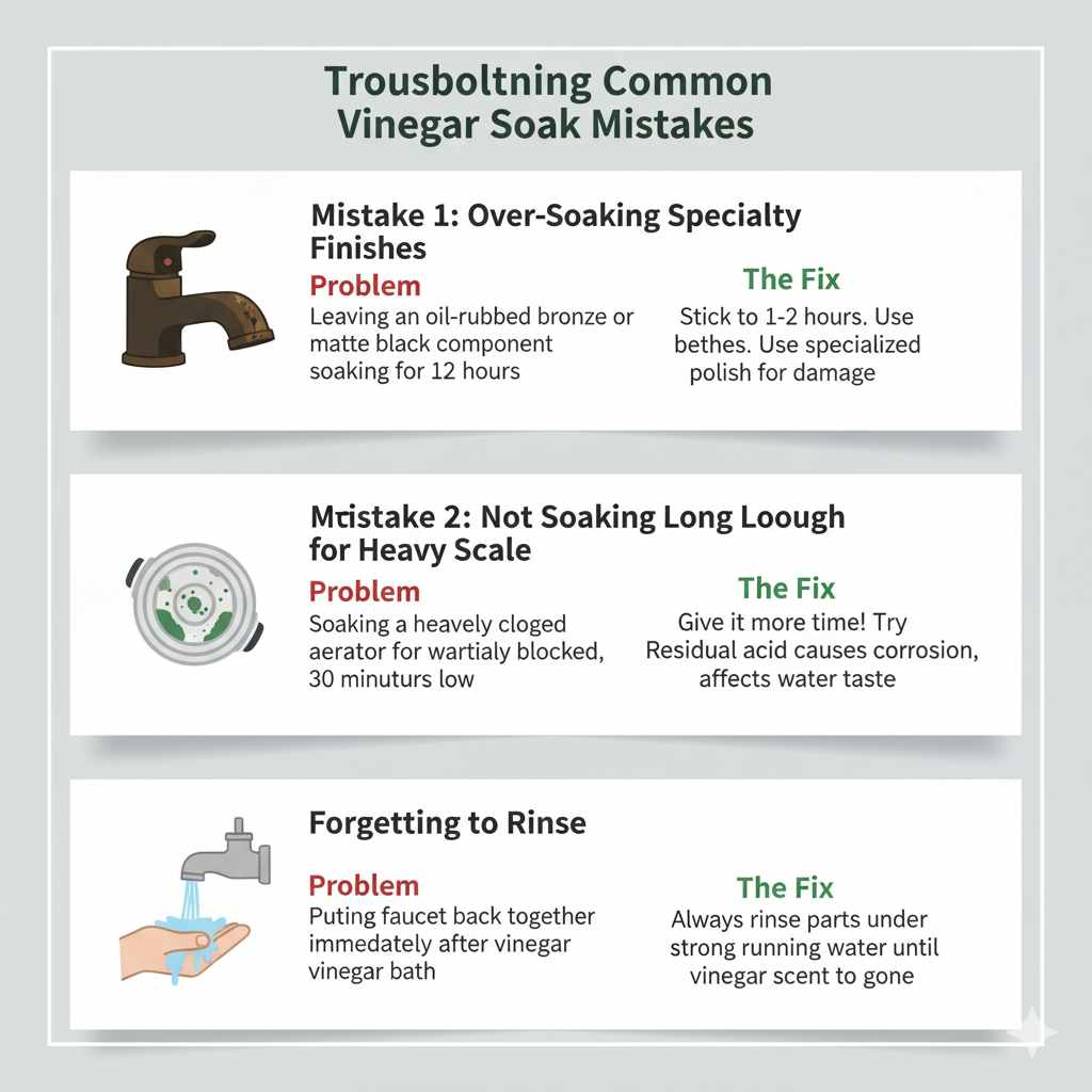 Troubleshooting Common Vinegar Soak Mistakes
