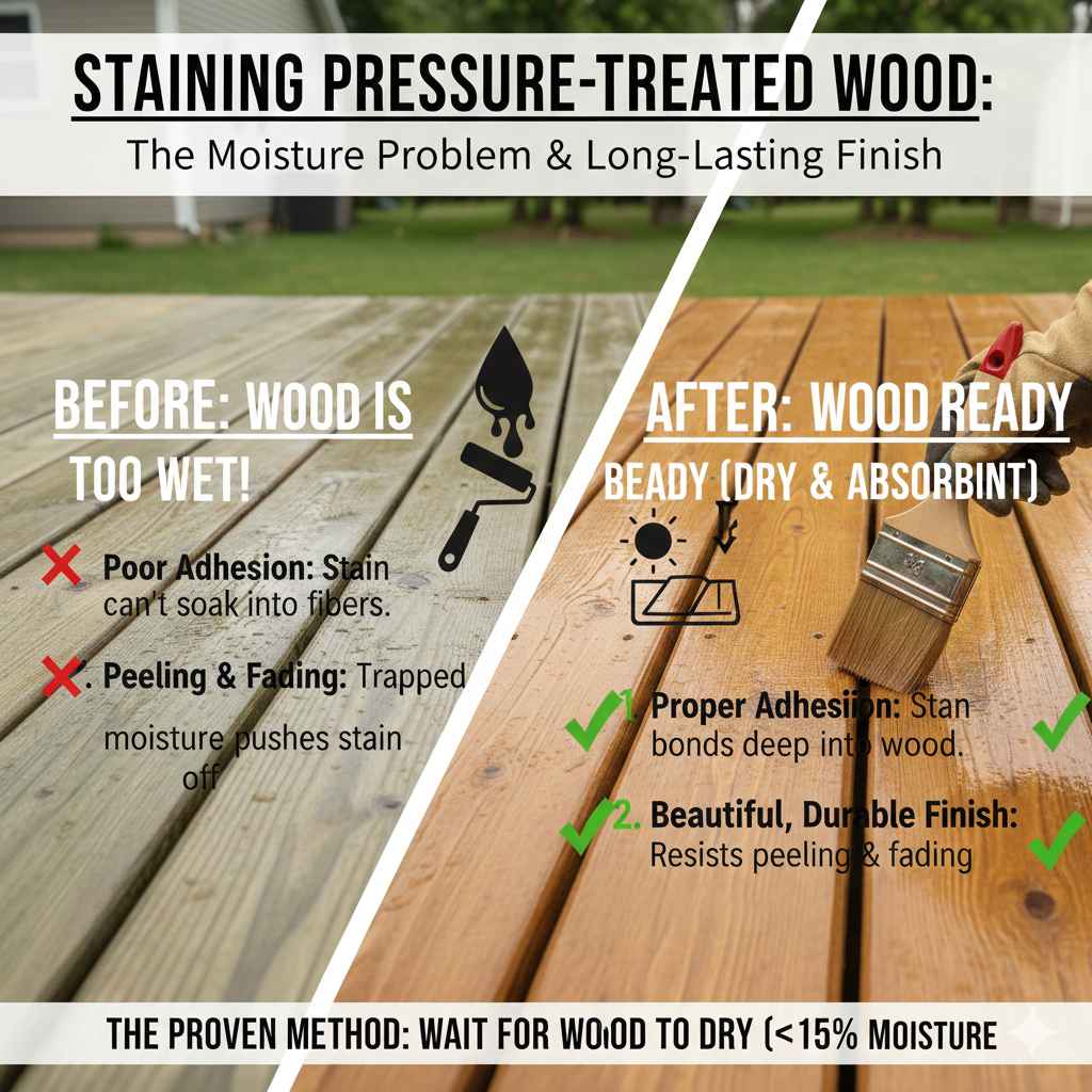 Understanding Pressure Treated Wood and Why Waiting Matters