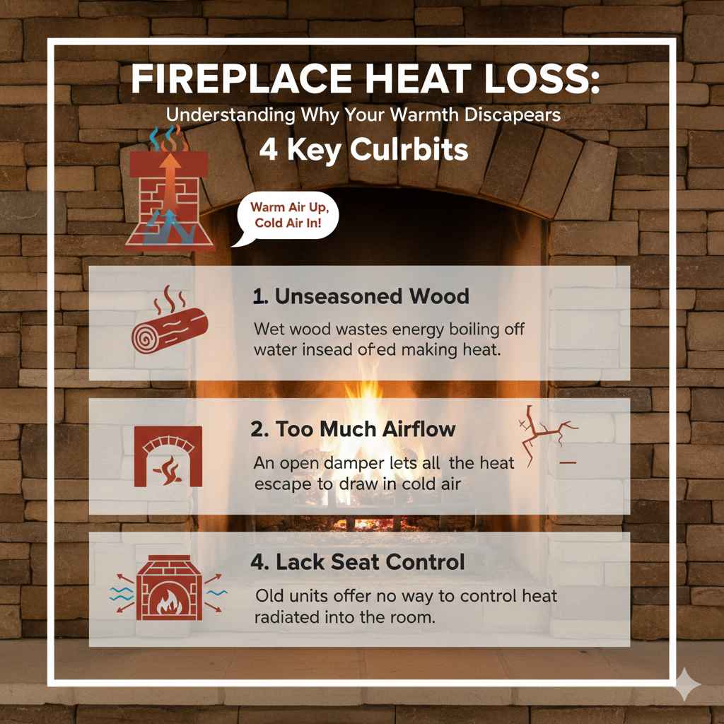 Understanding Why Fireplaces Lose Heat