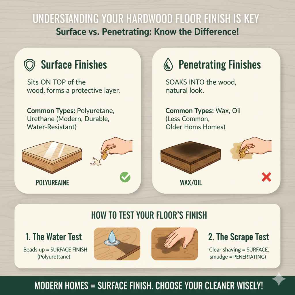 Understanding Your Hardwood Floor Finish is Key