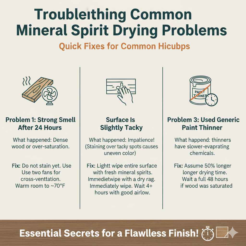 Troubleshooting Common Mineral Spirit Drying Problems