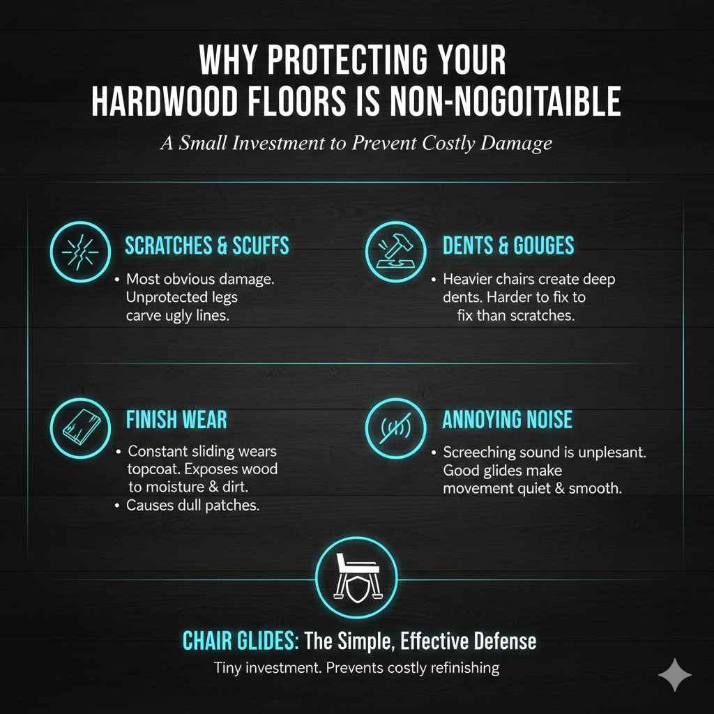 Why Protecting Your Hardwood Floors is Non-Negotiable
