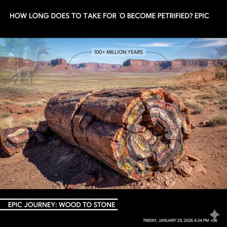 How Long Does It Take For Wood To Become Petrified