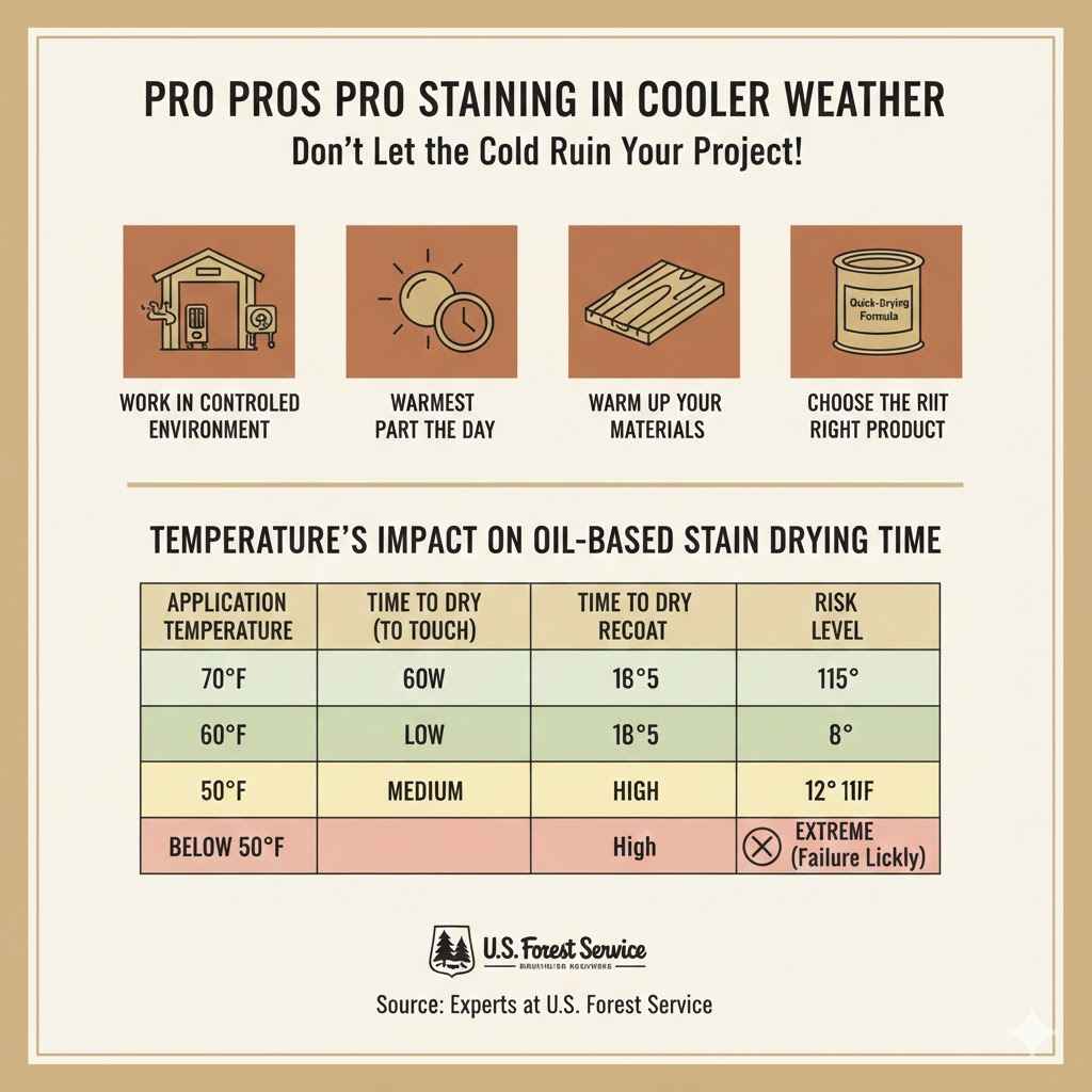 Pro Tips for Staining in Cooler (But Not Freezing) Weather