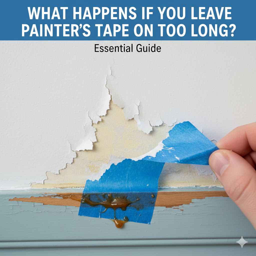 What Happens If You Leave Painters Tape On Too Long