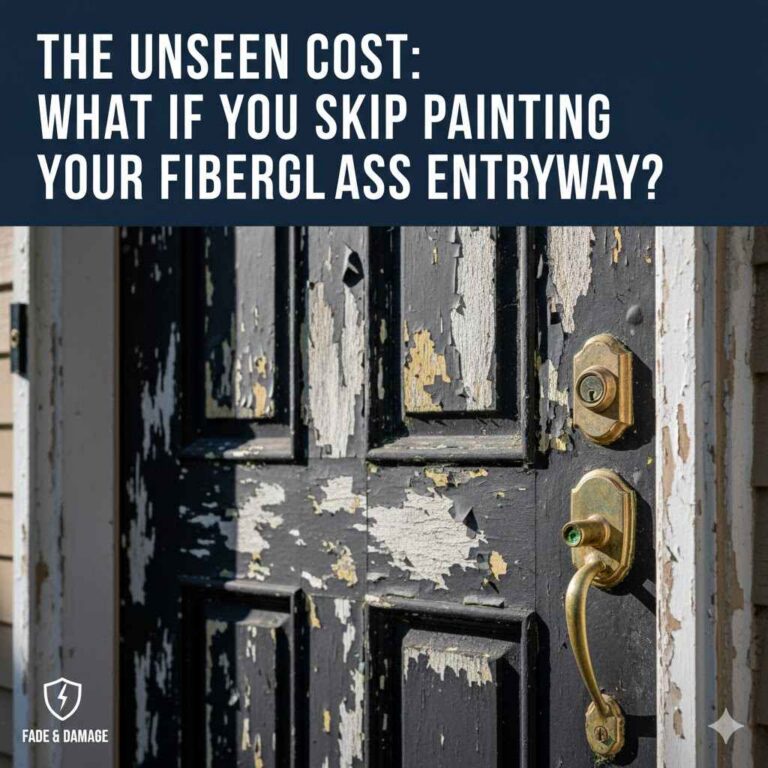 What If You Skip Painting Your Fiberglass Entryway