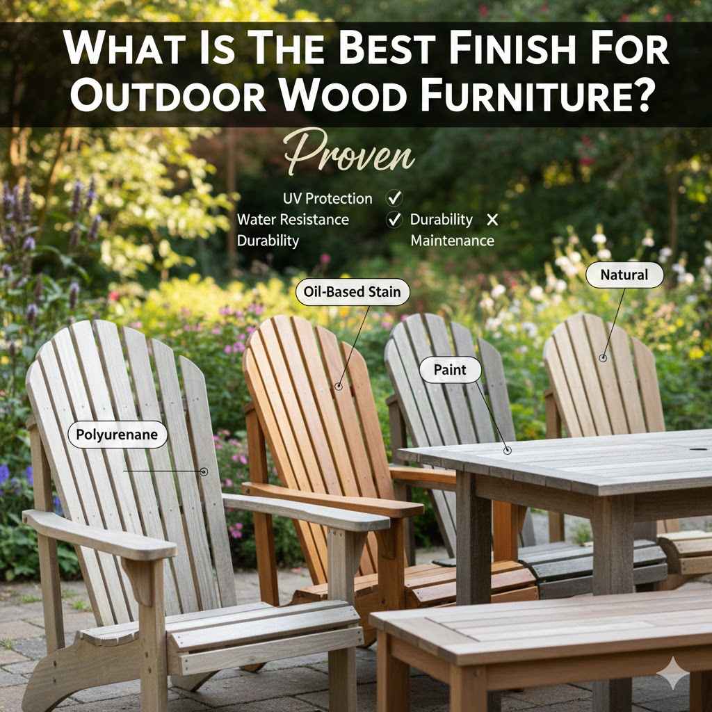 What Is The Best Finish For Outdoor Wood Furniture